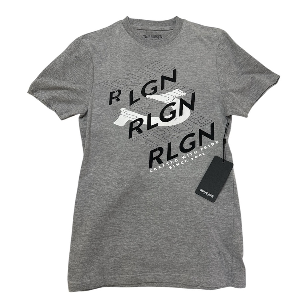 True Religion Heather Gray Graphic Tee
